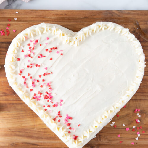 Heart Decorated Cake