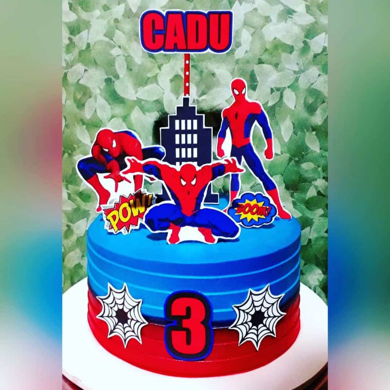 Bolo Decorado Homem Aranha