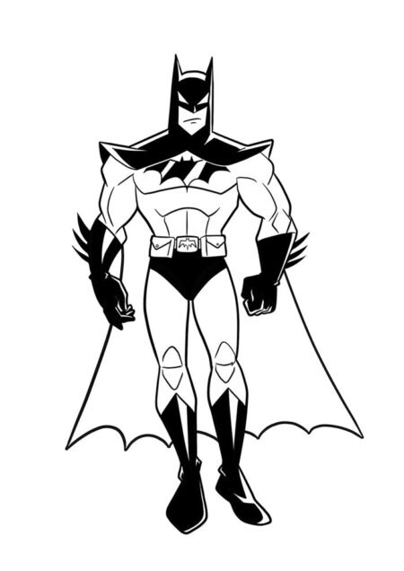 desenho-para-colorir-batman