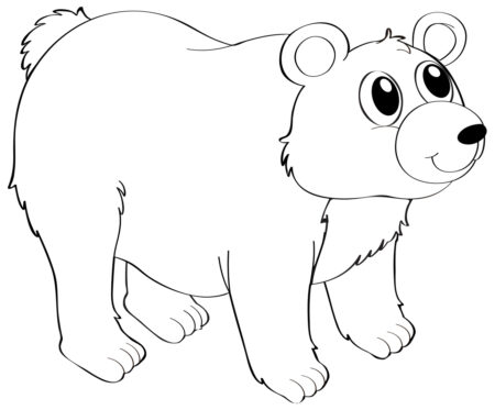 desenho-para-colorir-urso