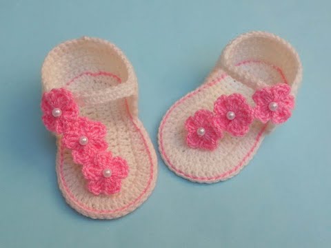 Sandalinha De Croche Para Bebe