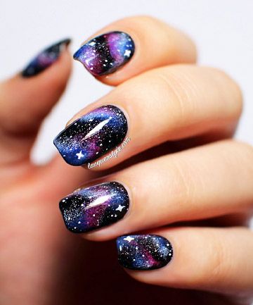 Galaxy Decorated Nail