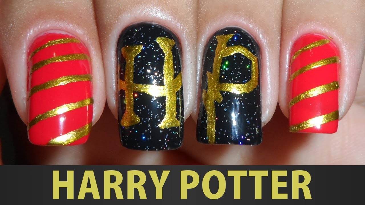 Unha Decorada Harry Potter