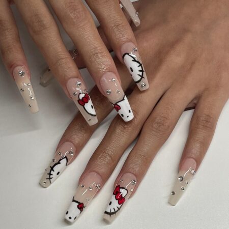 unhas-decoradas-hello-kitty