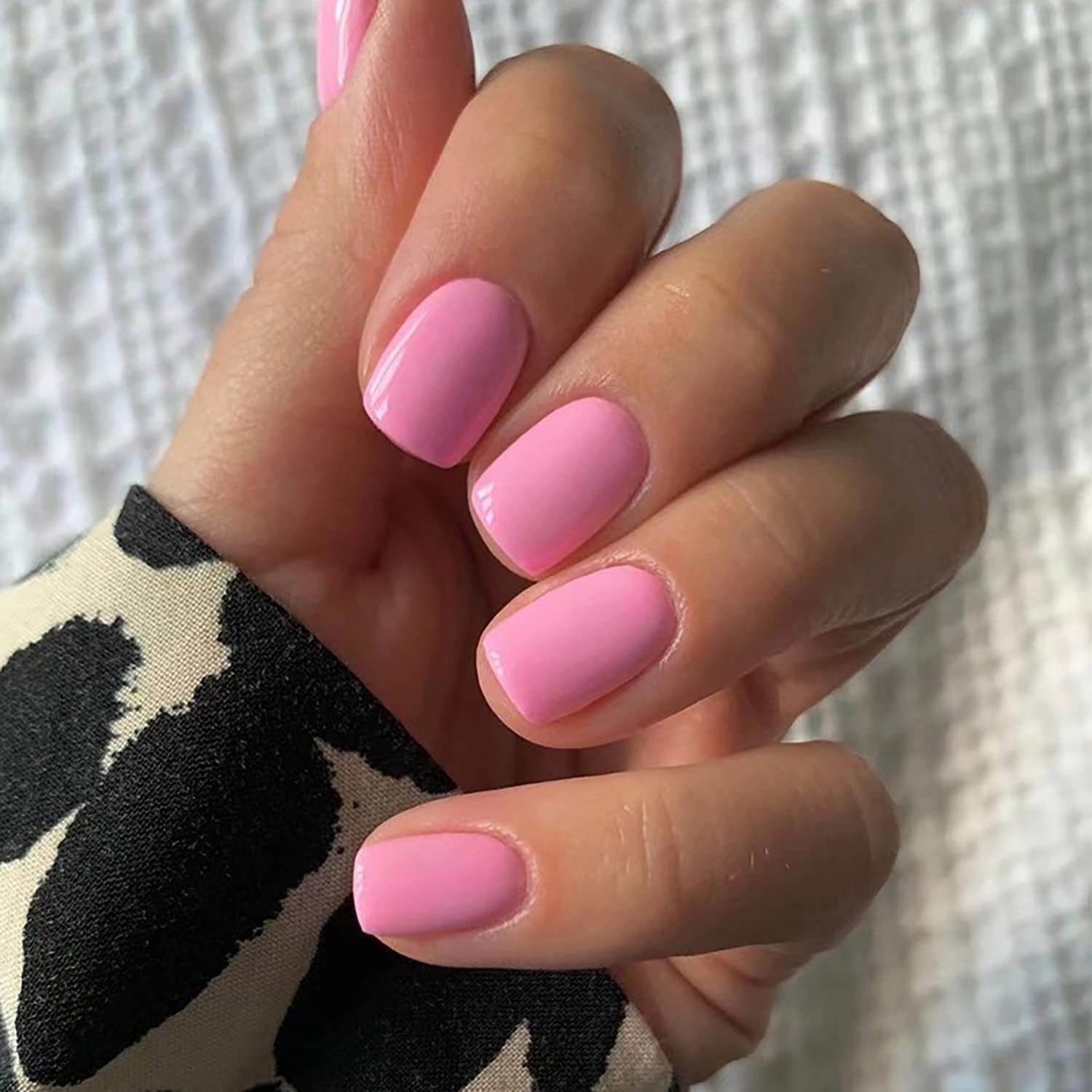 Pink Decorated Nails