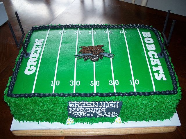 Football Field Decorated Cake