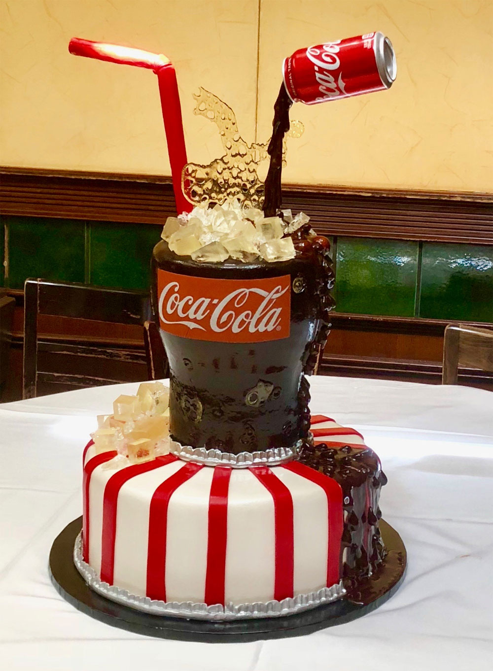 Coca Cola decorated cake