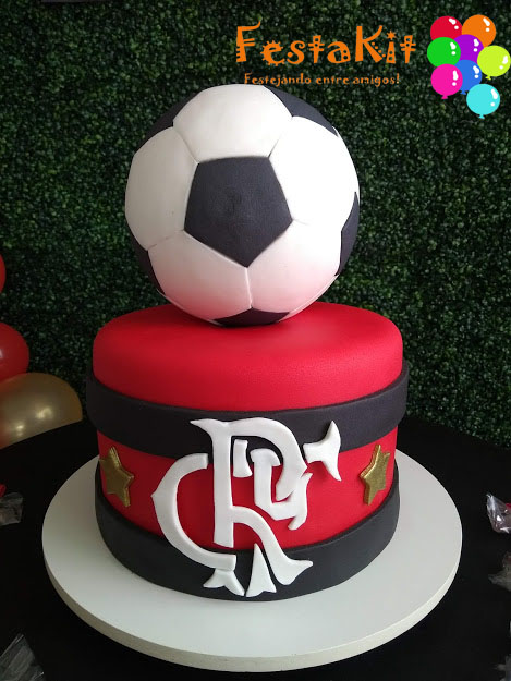 Bolo Decorado Flamengo