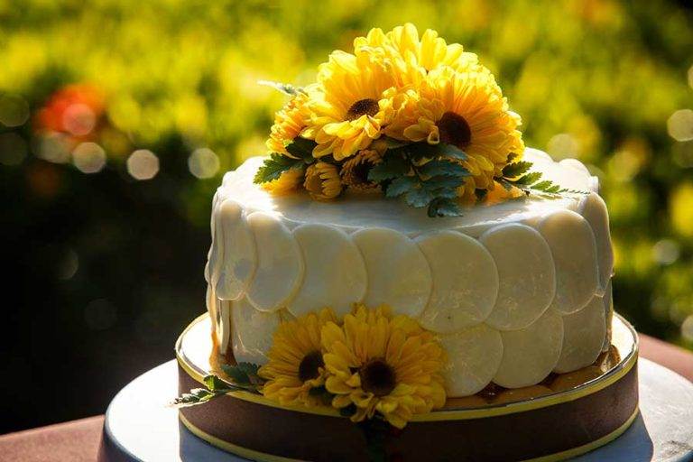 Sunflower Decorated Cake