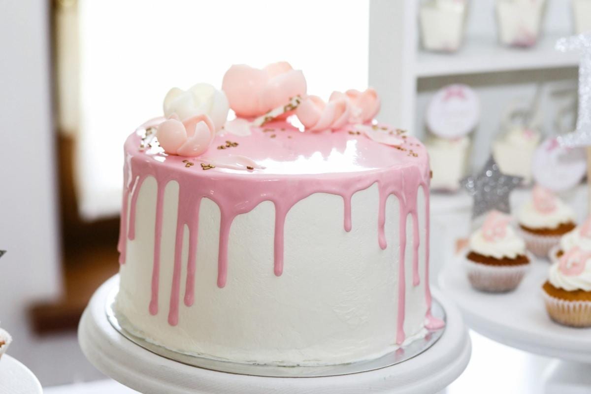 Pink Decorated Cake