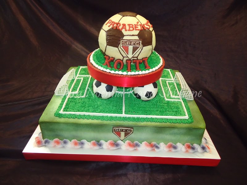 Decorated Cake Sao Paulo Football