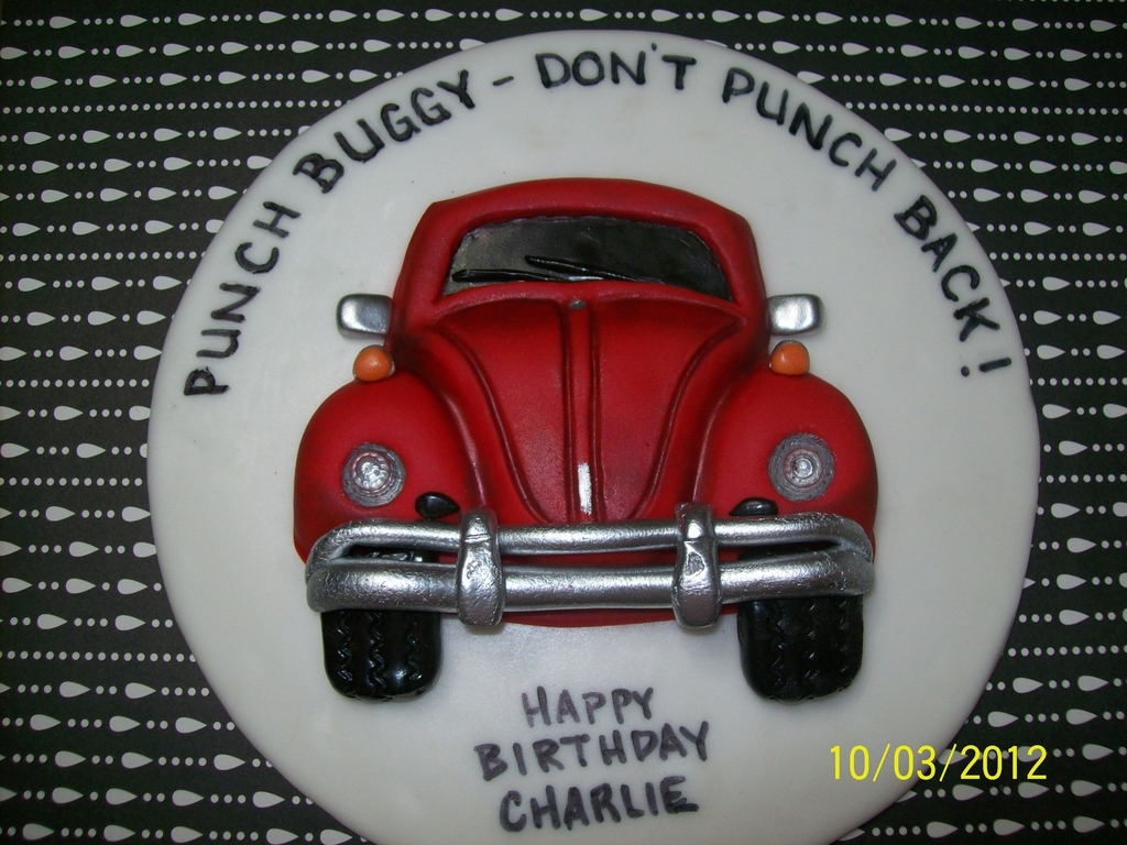 Volkswagen Decorated Cake