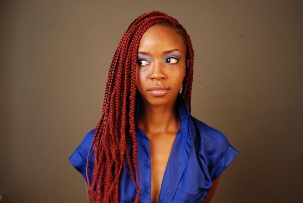 Box Braids Vermelho