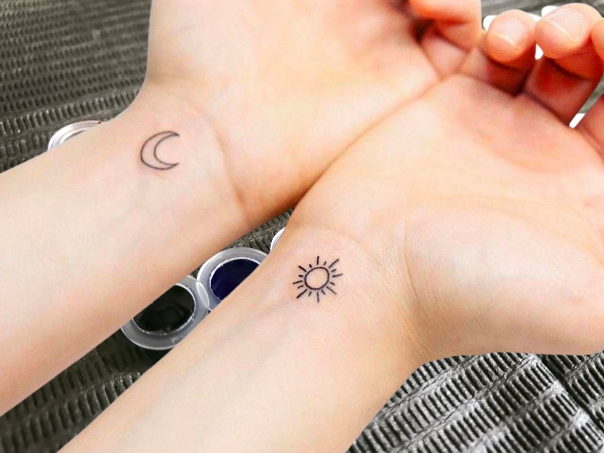 Tatuagem De Sol E Lua