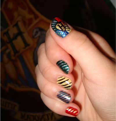 Unha Decorada Harry Potter