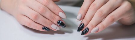 unhas-decoradas-marmorizadas