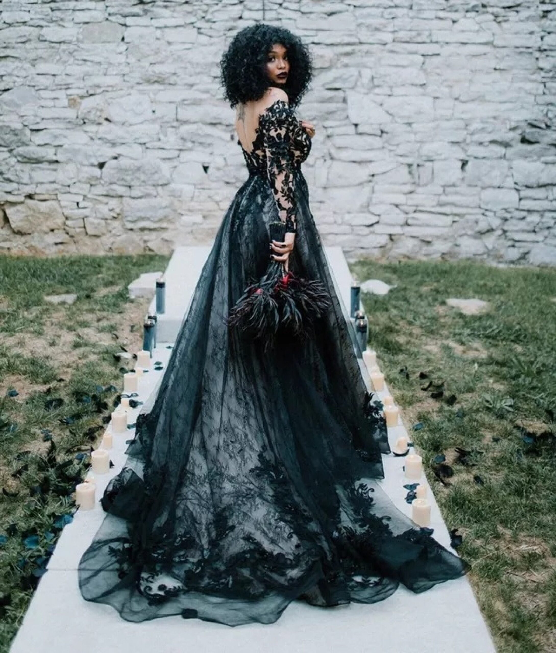 Black Wedding Dress