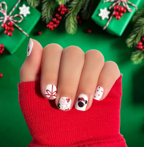 Mickey Decorated Nails