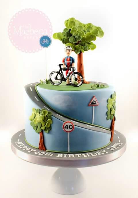 Bike Decorated Cake