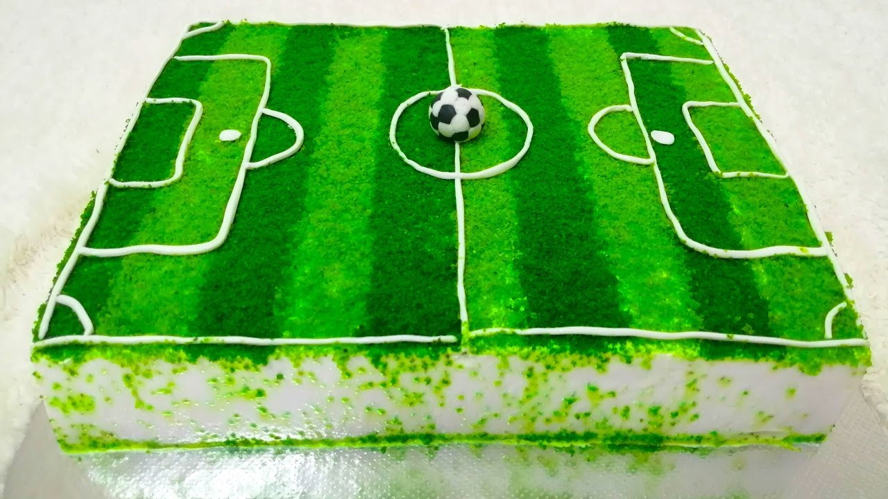 Football Field Decorated Cake