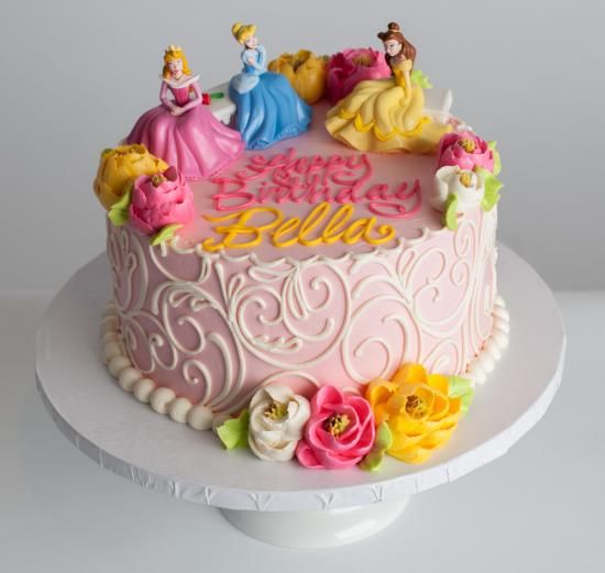 princess decorated cake