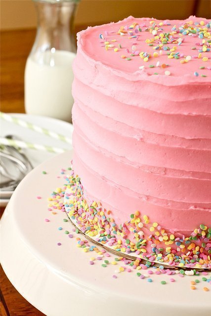 Pink Decorated Cake