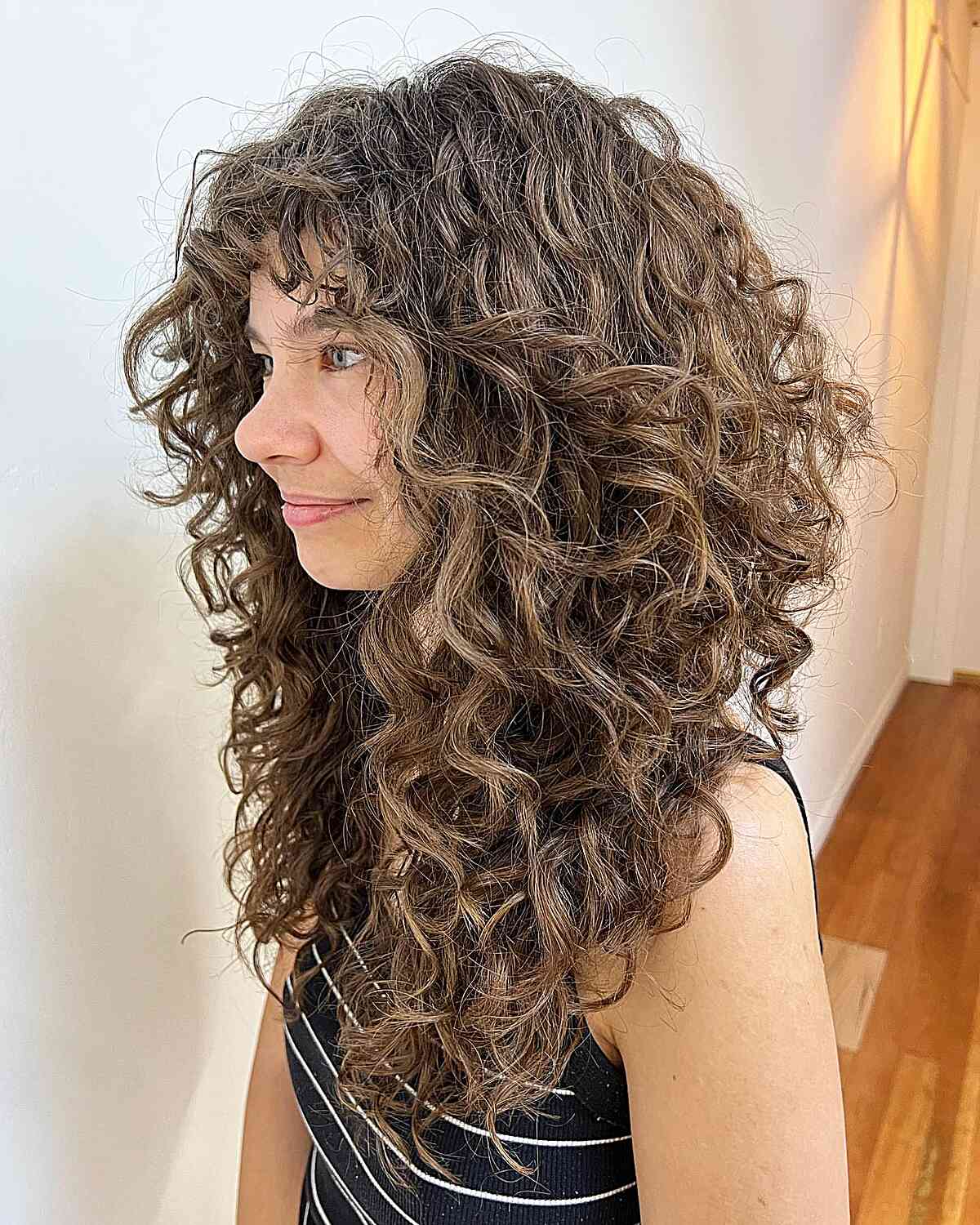 Layered Cut for Curly Hair