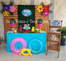 Decoracao Pool Party Simples