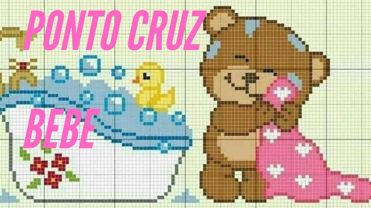 Ponto Cruz Para Bebes Graficos