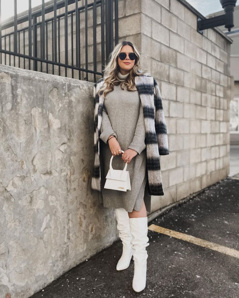 Fashion Look with Off White Boots