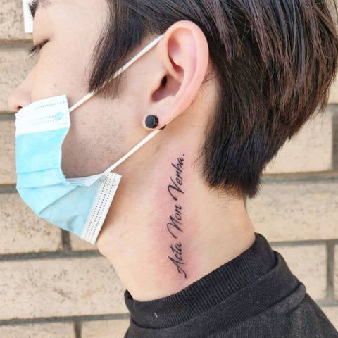 Neck tatoo