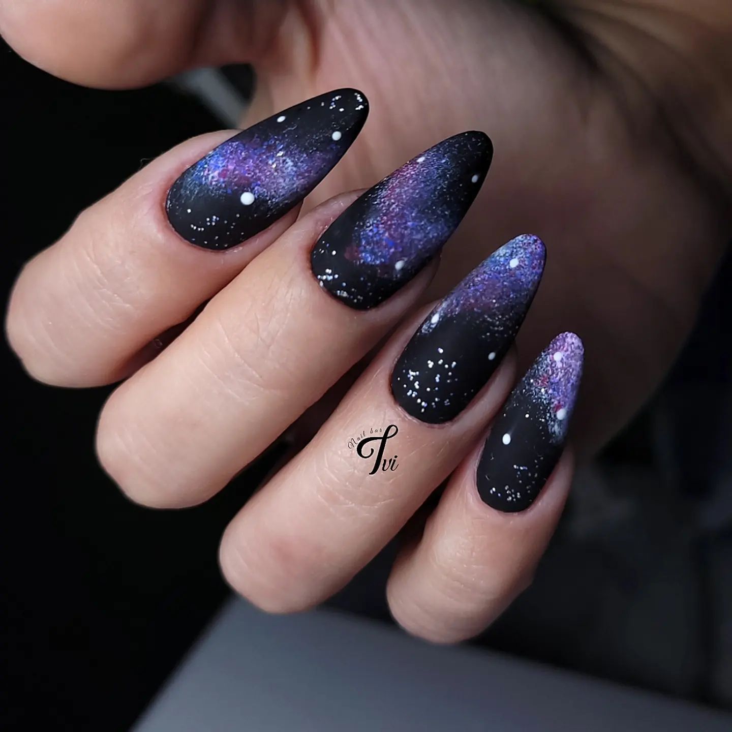 Galaxy Decorated Nail