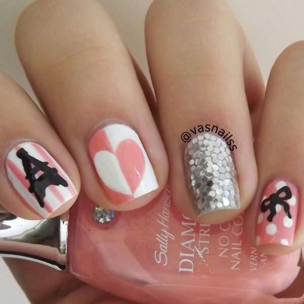 Paris Decorated Nail