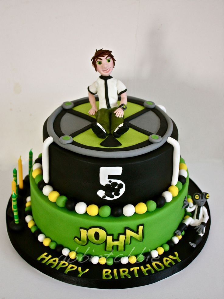 Ben 10 Decorated Cake