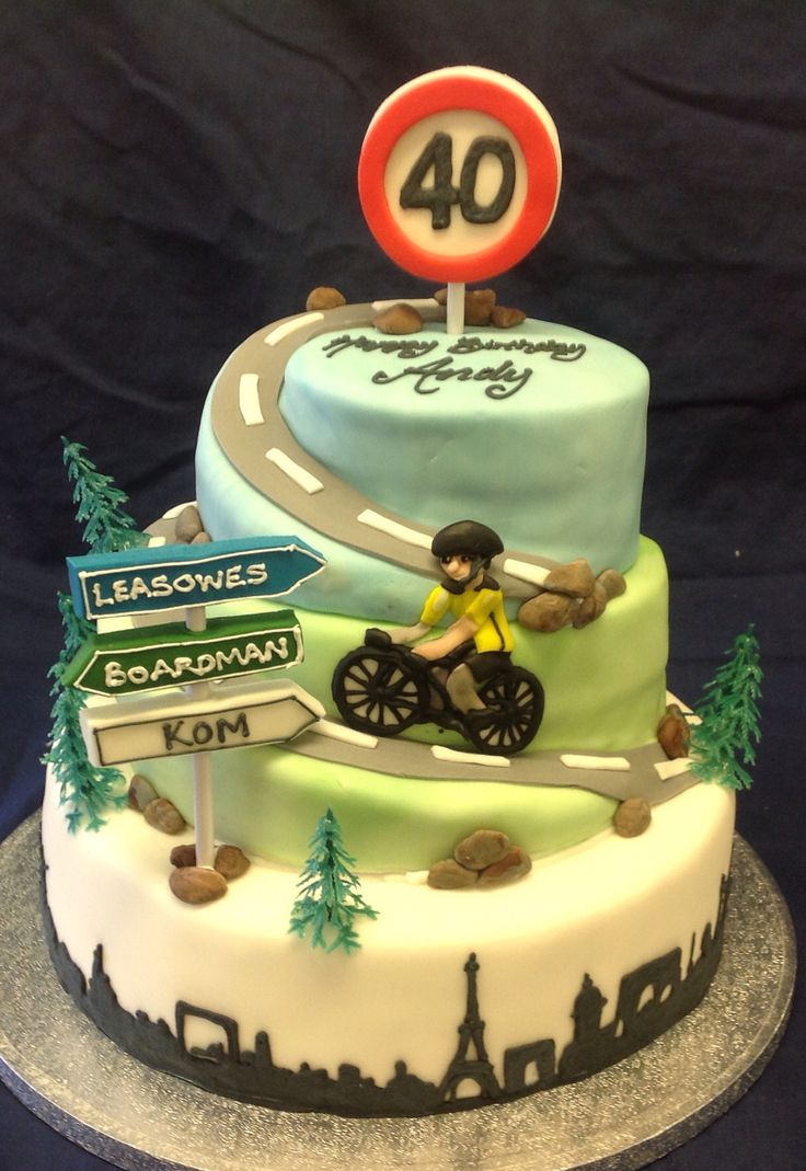 Bike Decorated Cake