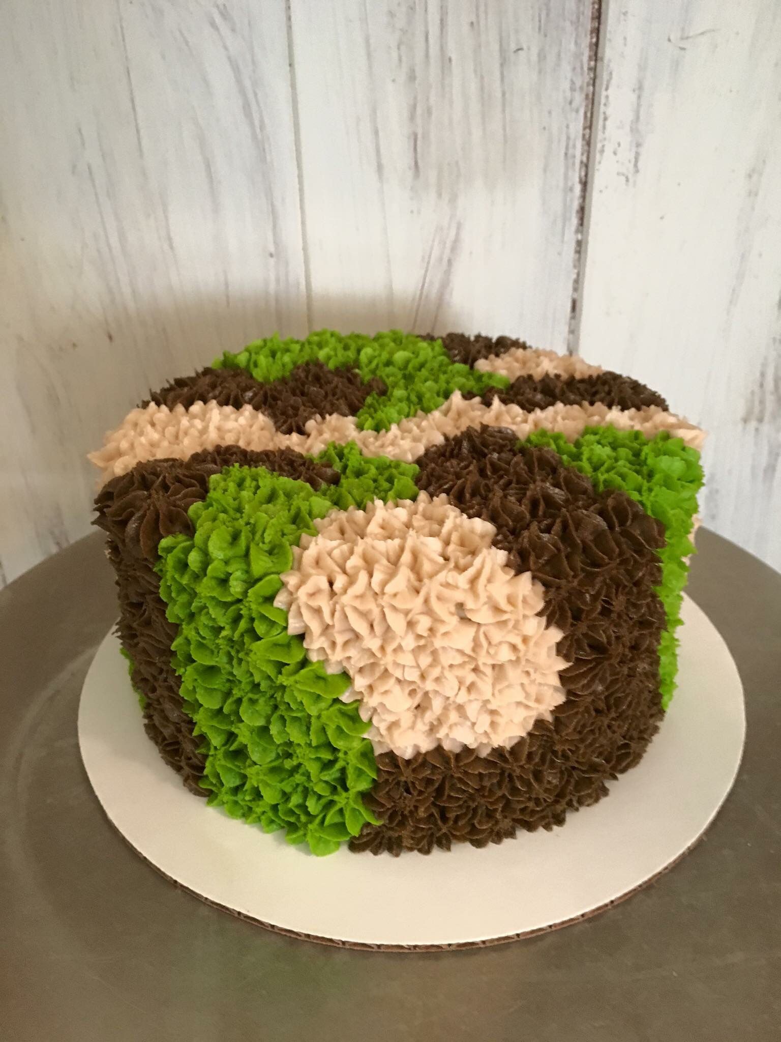 Camouflage Decorated Cake