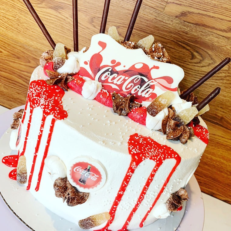 Coca Cola decorated cake