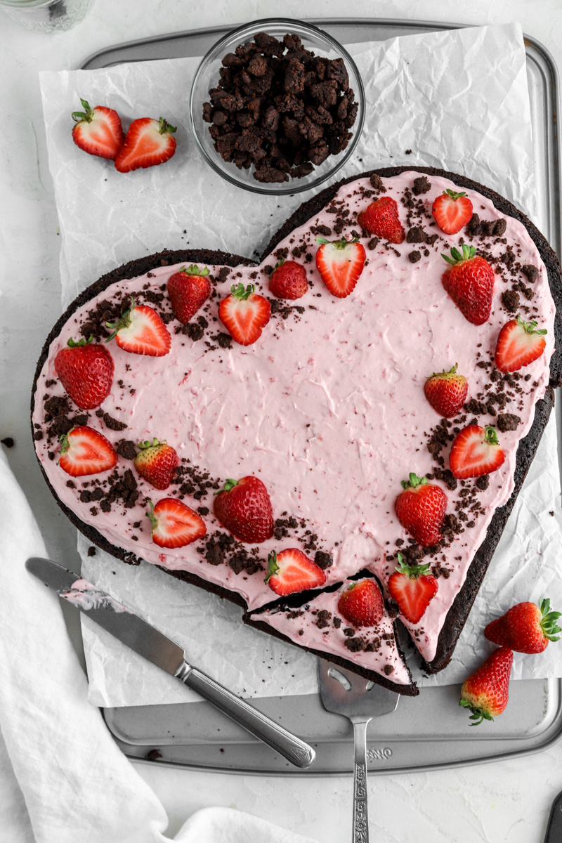 Heart Decorated Cake