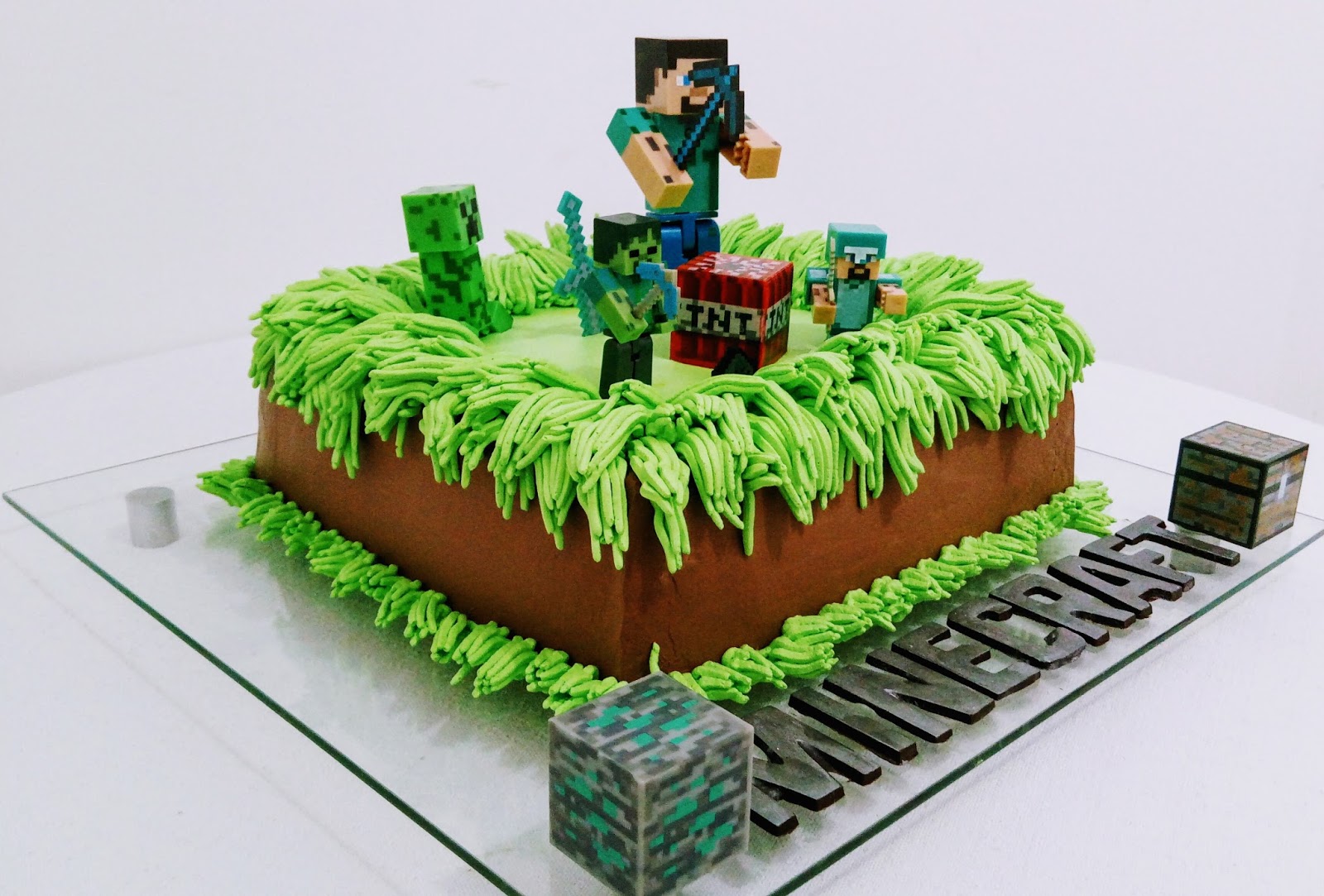 Bolo Decorado Minecraft