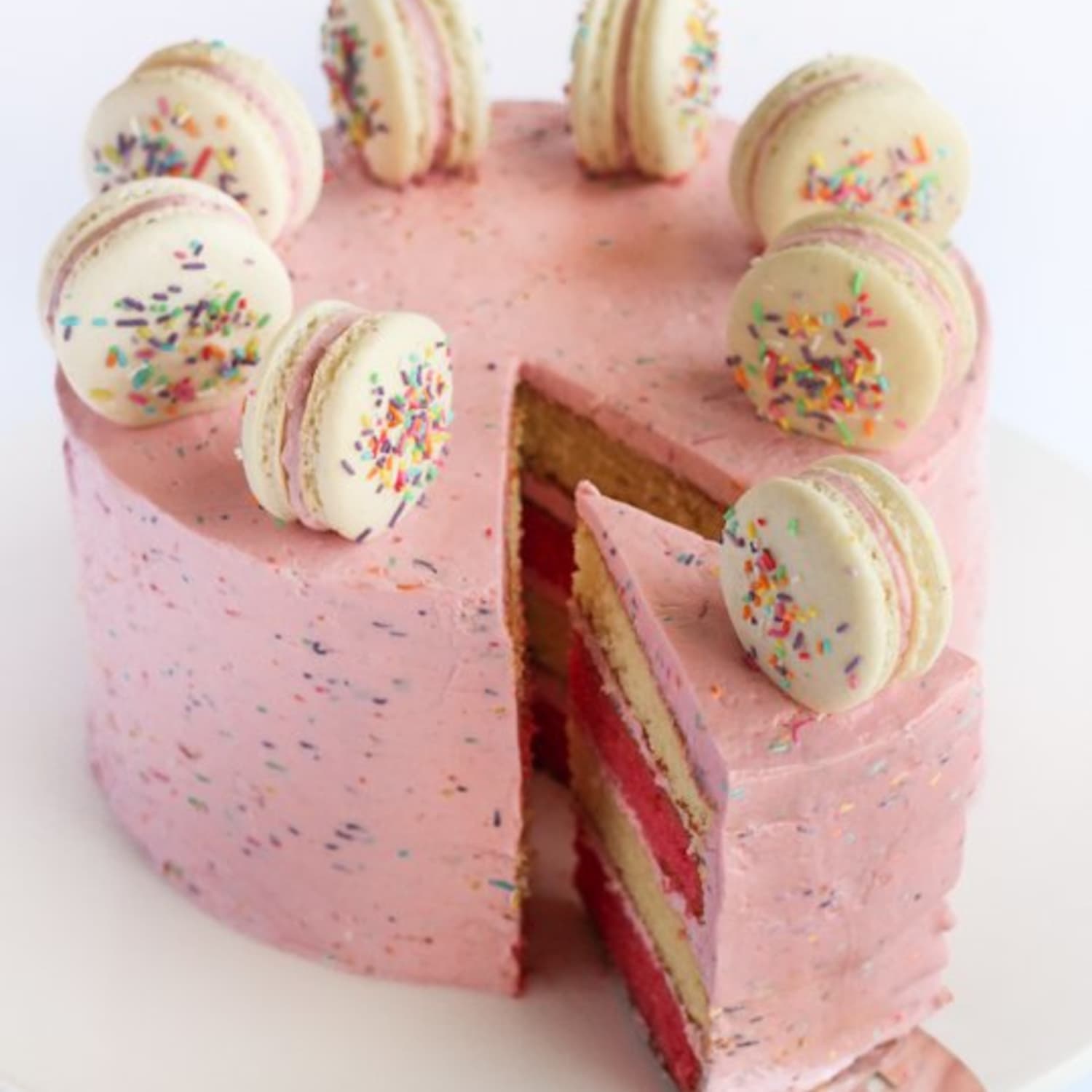 Pink Decorated Cake