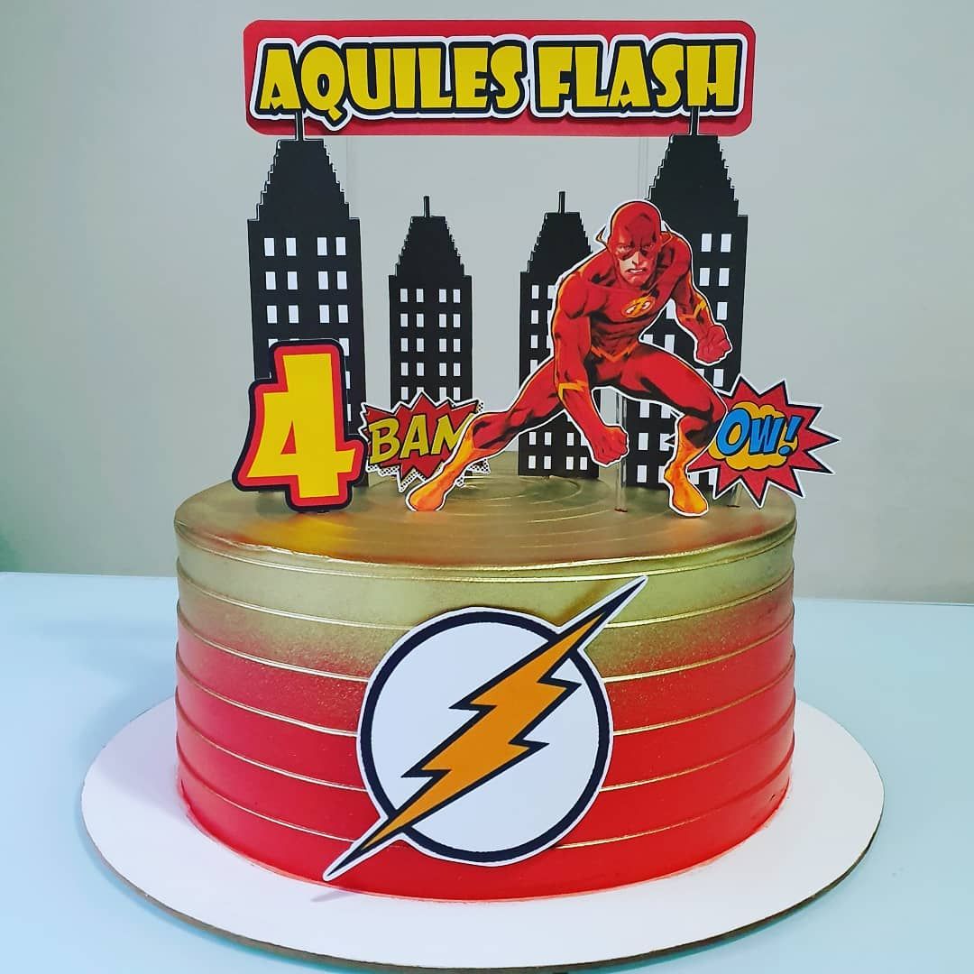 Bolo Decorado The Flash