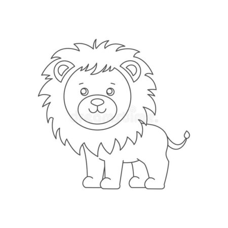 desenho-para-colorir-leao