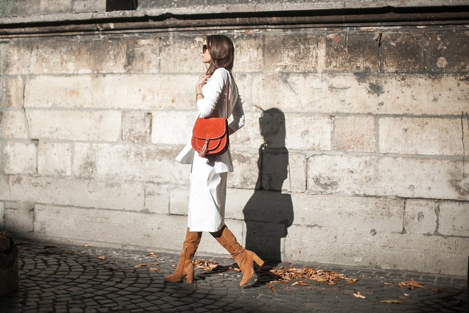 Fashion Look with suede boots