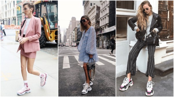 Look with Chunky Sneakers