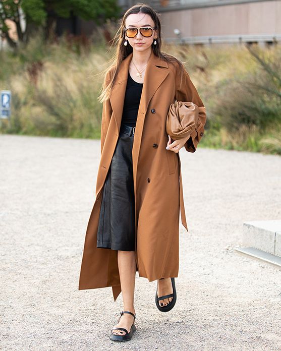 Fashion Look with trench coat