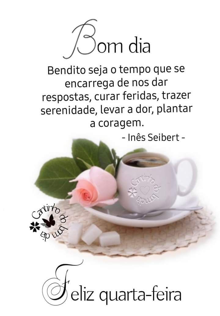 Mensagem De Bom Dia Quarta Feira