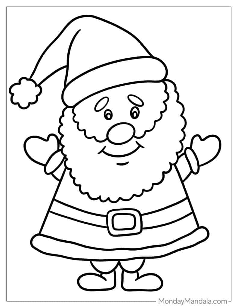 Santa Claus Coloring Pages