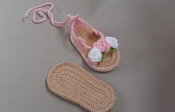 Sandalinha De Croche Para Bebe