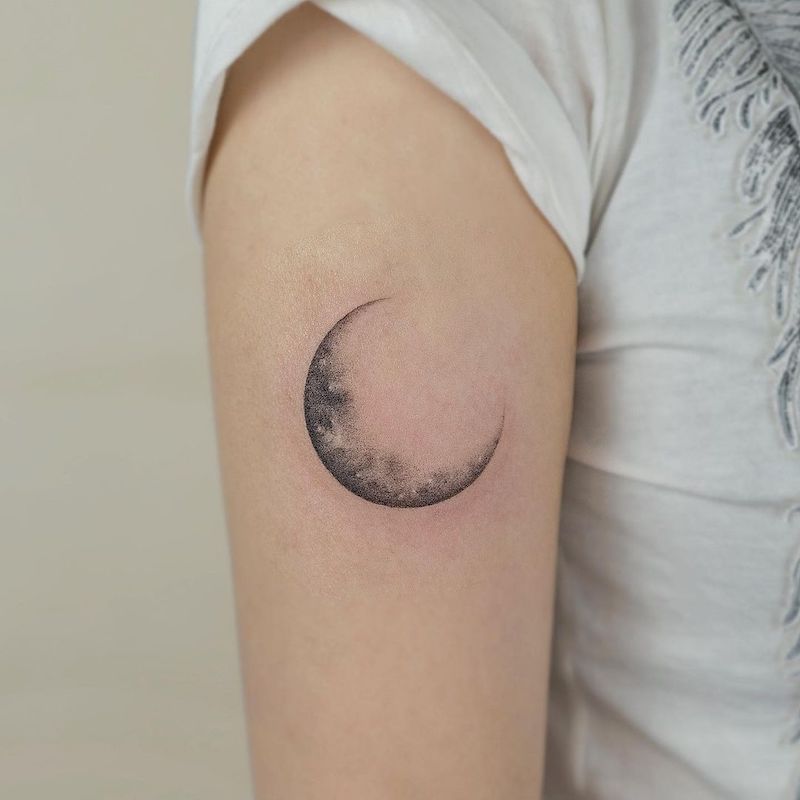 moon tattoo