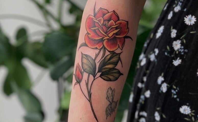 Tatuagem De Rosa